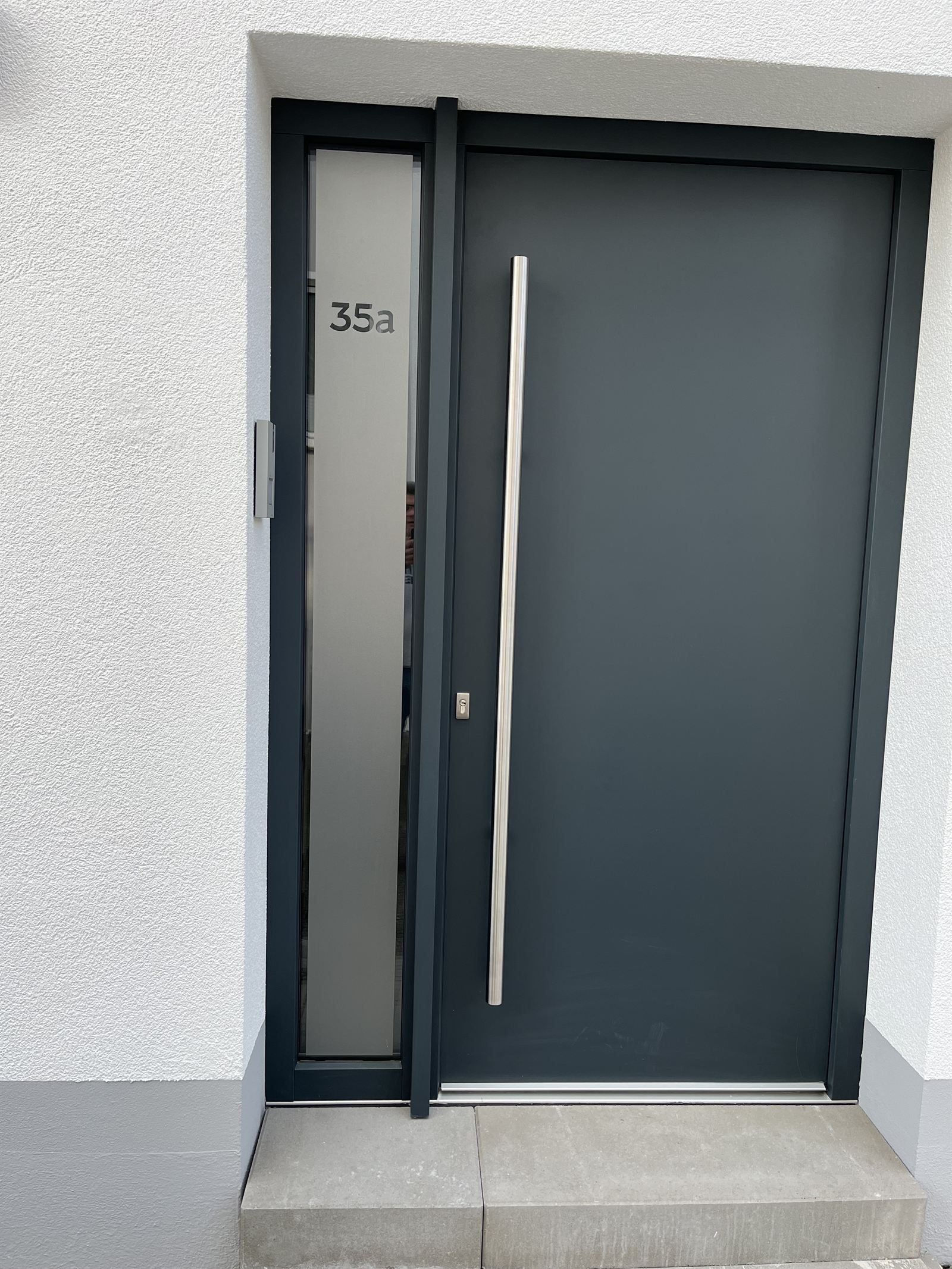Moderner Hauseingang