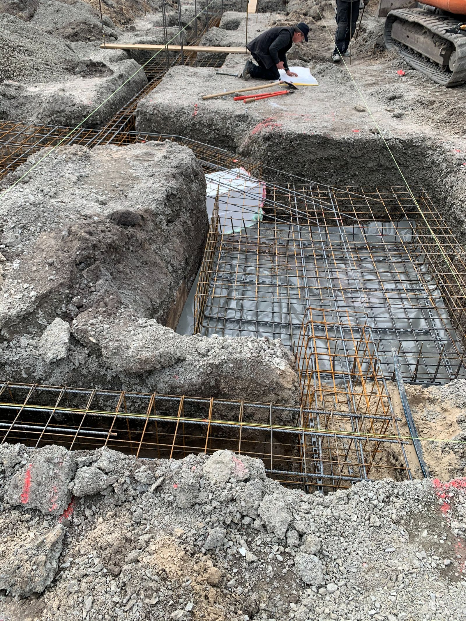 Fundament und Bewehrung