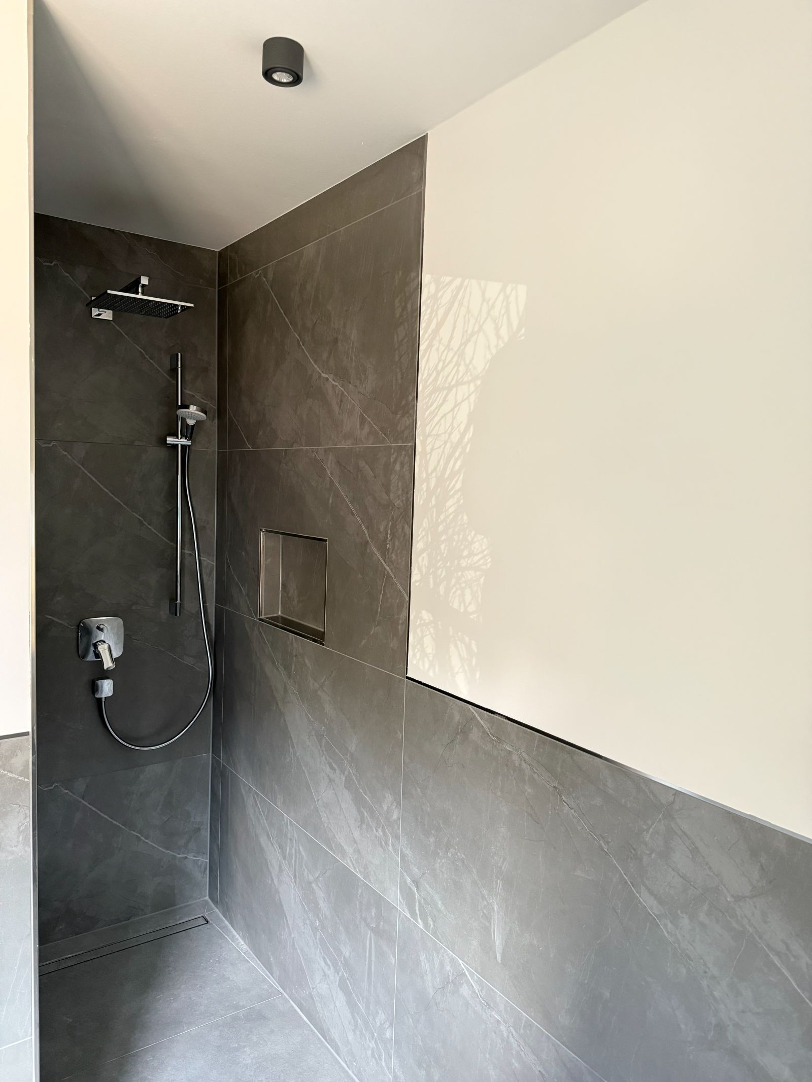 Bodengleiche Walk-in-Dusche