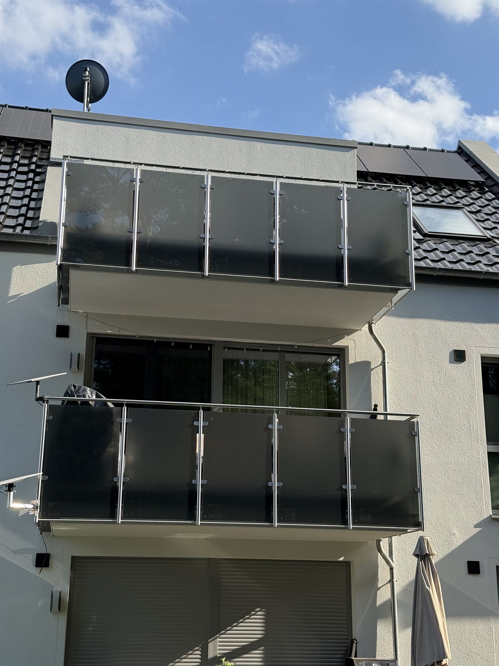 Hochwertige Glas-Balkongeländer