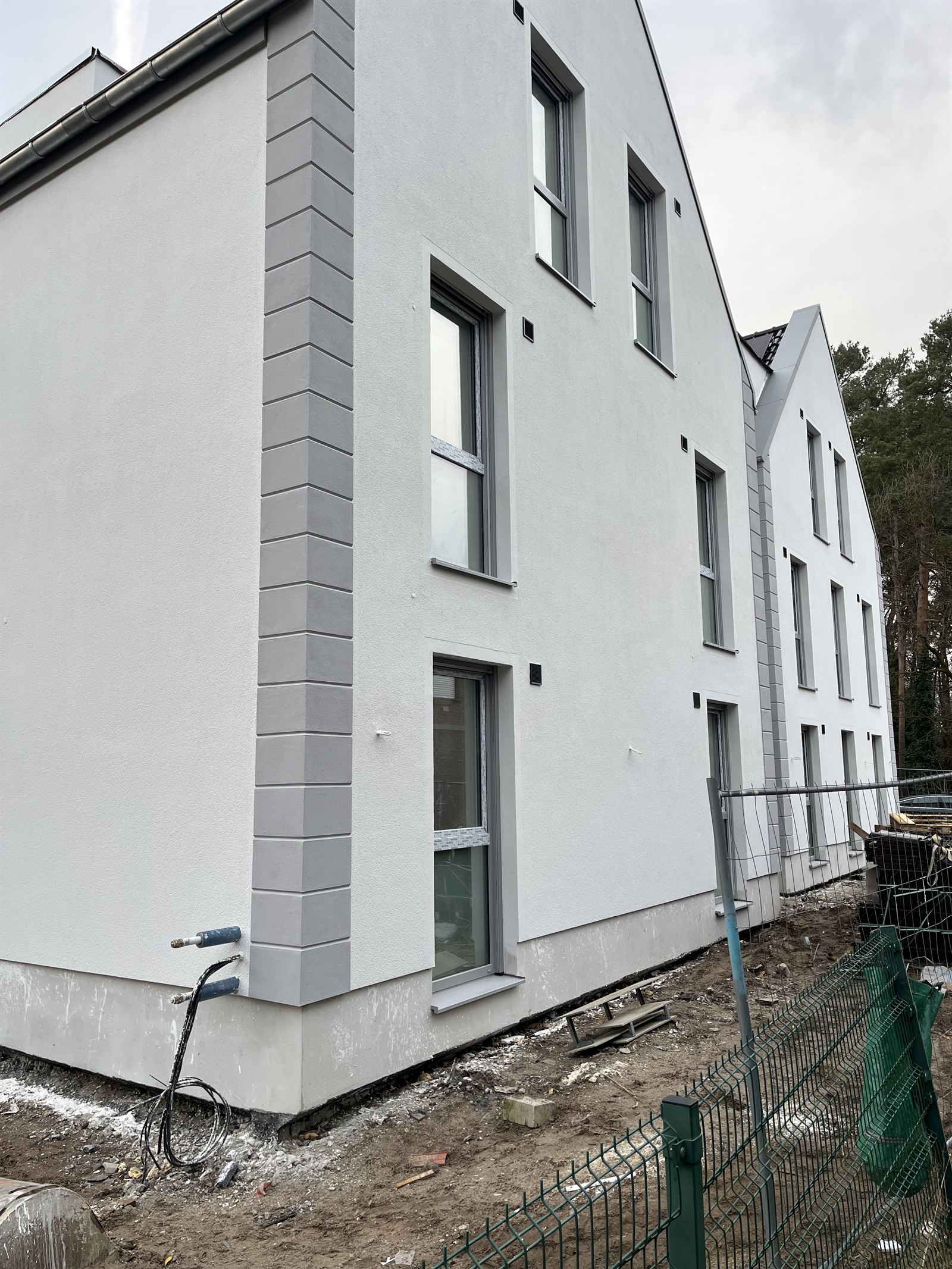 Fassade im Bau
