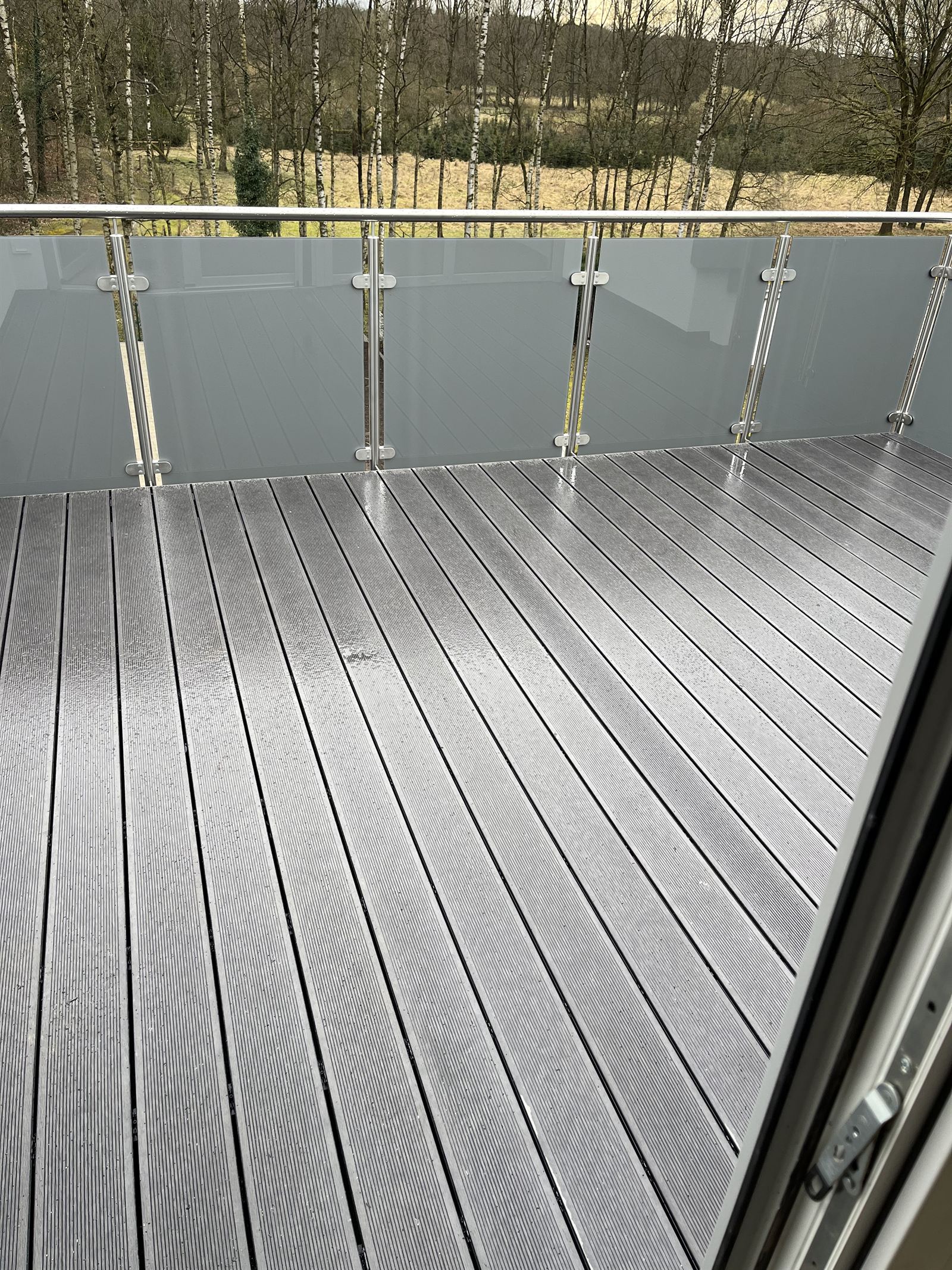 Balkon mit Naturblick