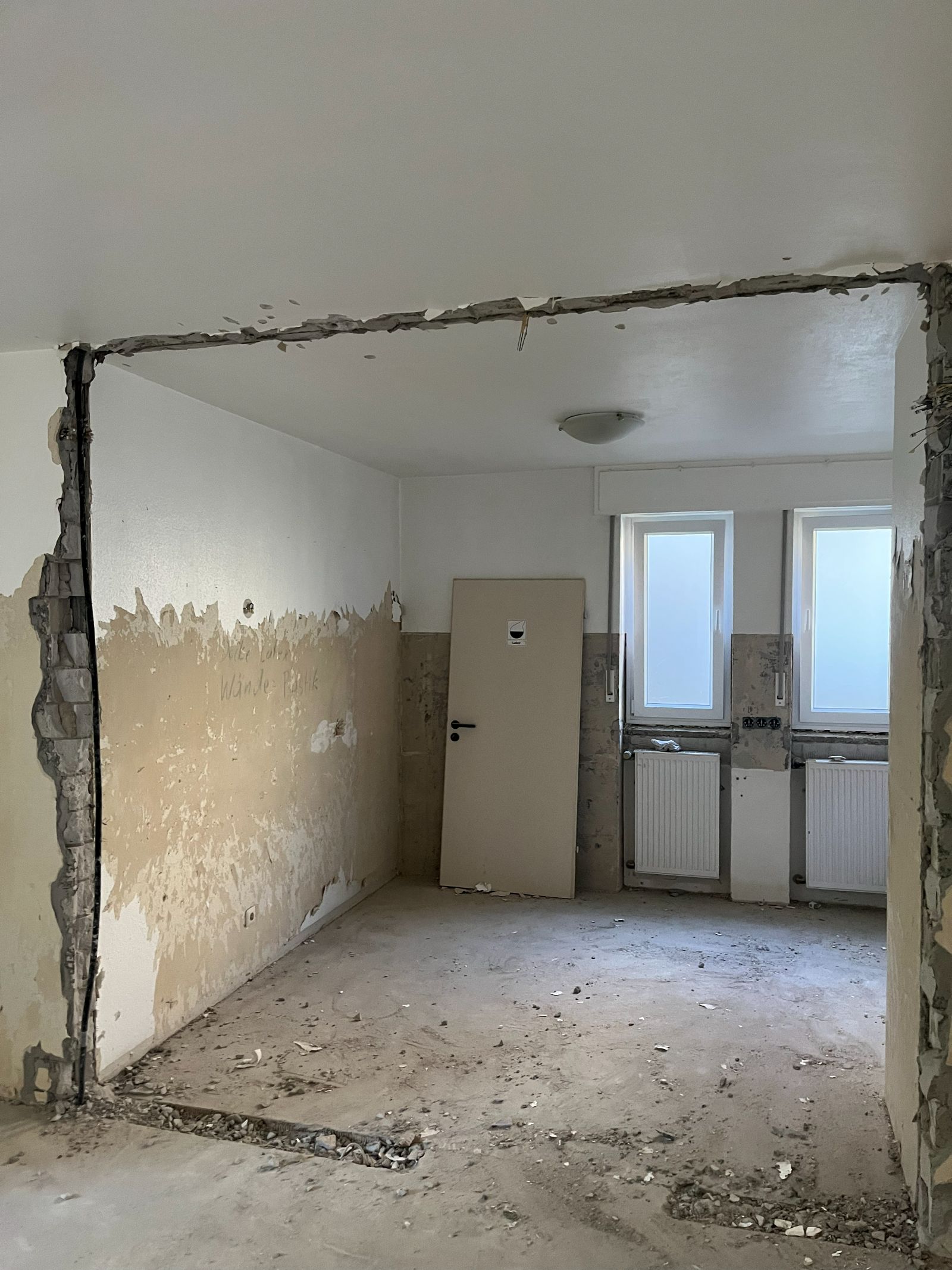 Entkernung des Bestands